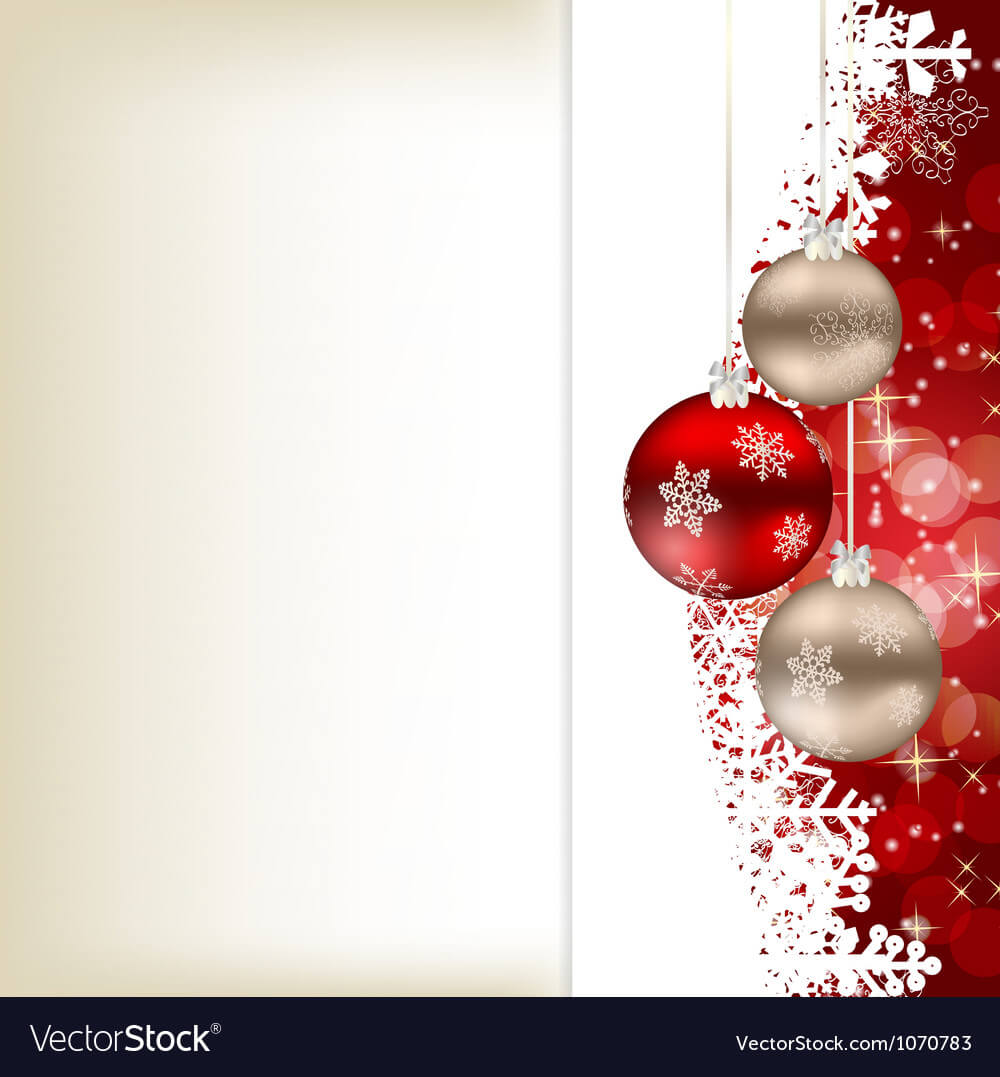 Elegant Christmas Card Template Inside Happy Holidays Card Template