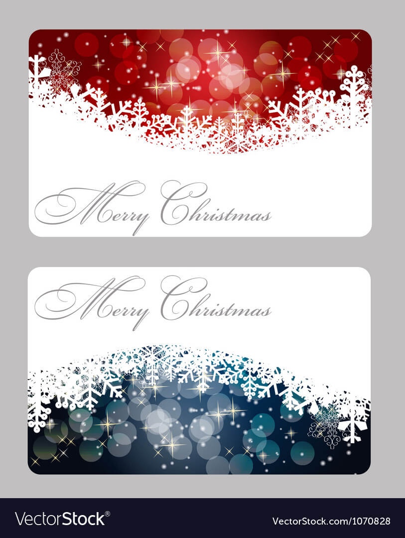 Elegant Christmas Card Template Pertaining To Christmas Photo Cards Templates Free Downloads