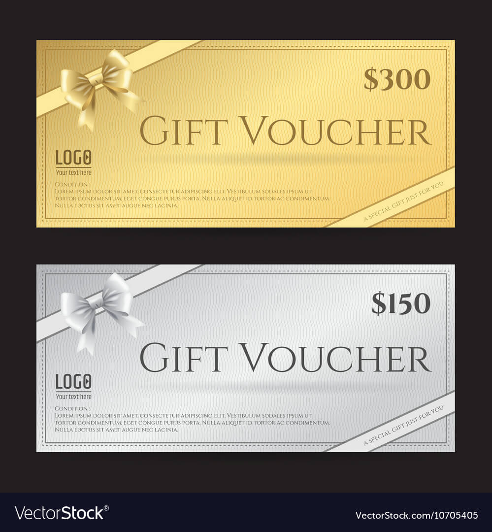 Elegant Gift Card Or Gift Voucher Template Pertaining To Elegant Gift Certificate Template