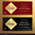 Elegant Gift Voucher Or Discount Card Template Within Elegant Gift Certificate Template