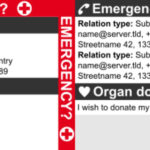 Emergency Card Template Pertaining To Organ Donor Card Template