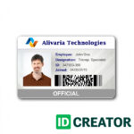 Employee Id Card Template Microsoft Word Free Download throughout Employee Card Template Word