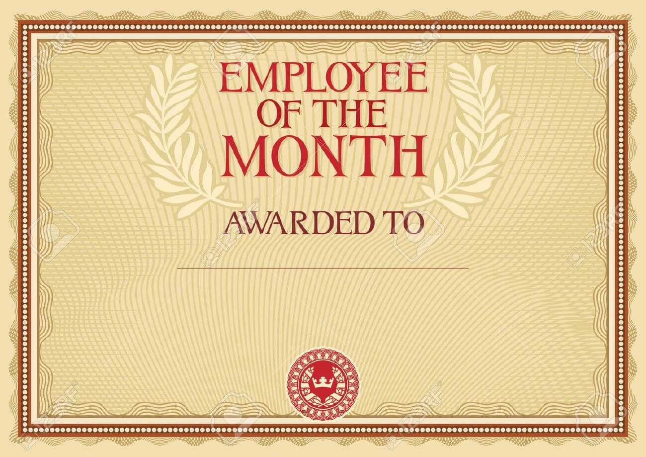 Employee Of The Month – Certificate Template Within Manager Of The Month Certificate Template