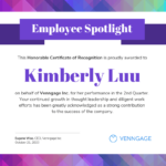 Employee Spotlight Certificate Of Recognition Template With Leadership Award Certificate Template