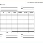 Example Of Employee Timesheet Template Spreadsheet Free In Weekly Time Card Template Free