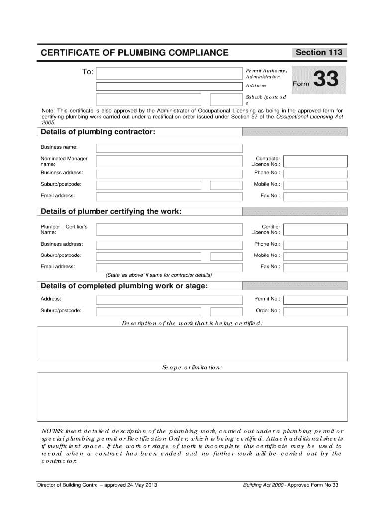 Example Of Geyser Compliance Certificate – Fill Out And Sign Printable Pdf  Template | Signnow Regarding Certificate Of Compliance Template