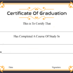 🥰free Certificate Template Of Graduation Download🥰 In Certificate Templates For School