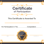 🥰free Printable Certificate Of Participation Templates (Cop)🥰 intended for Certificate Of Participation In Workshop Template