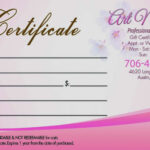 Facial Gift Certificate Template – Mozar.c Raymedia In Nail Gift Certificate Template Free