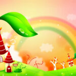 Fairy Tale Rainbow Children Background – Blog Bibleclipart Within Fairy Tale Powerpoint Template