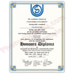 Fake Diploma From India University In Fake Diploma Certificate Template