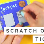 Father's Day Gift Card – How To Make Diy Scratch Off Card & Lottery Ticket  – Easy Paper Crafts Regarding Scratch Off Card Templates