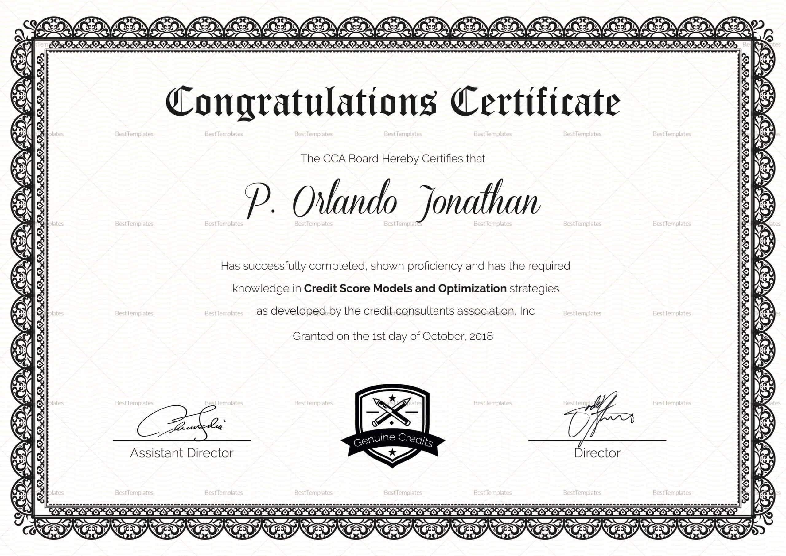 Fcd5C70 Congratulations Certificate Template | Wiring Resources Throughout Congratulations Certificate Word Template