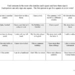 First Day Ice Breaker Bingo - English Esl Worksheets For throughout Ice Breaker Bingo Card Template