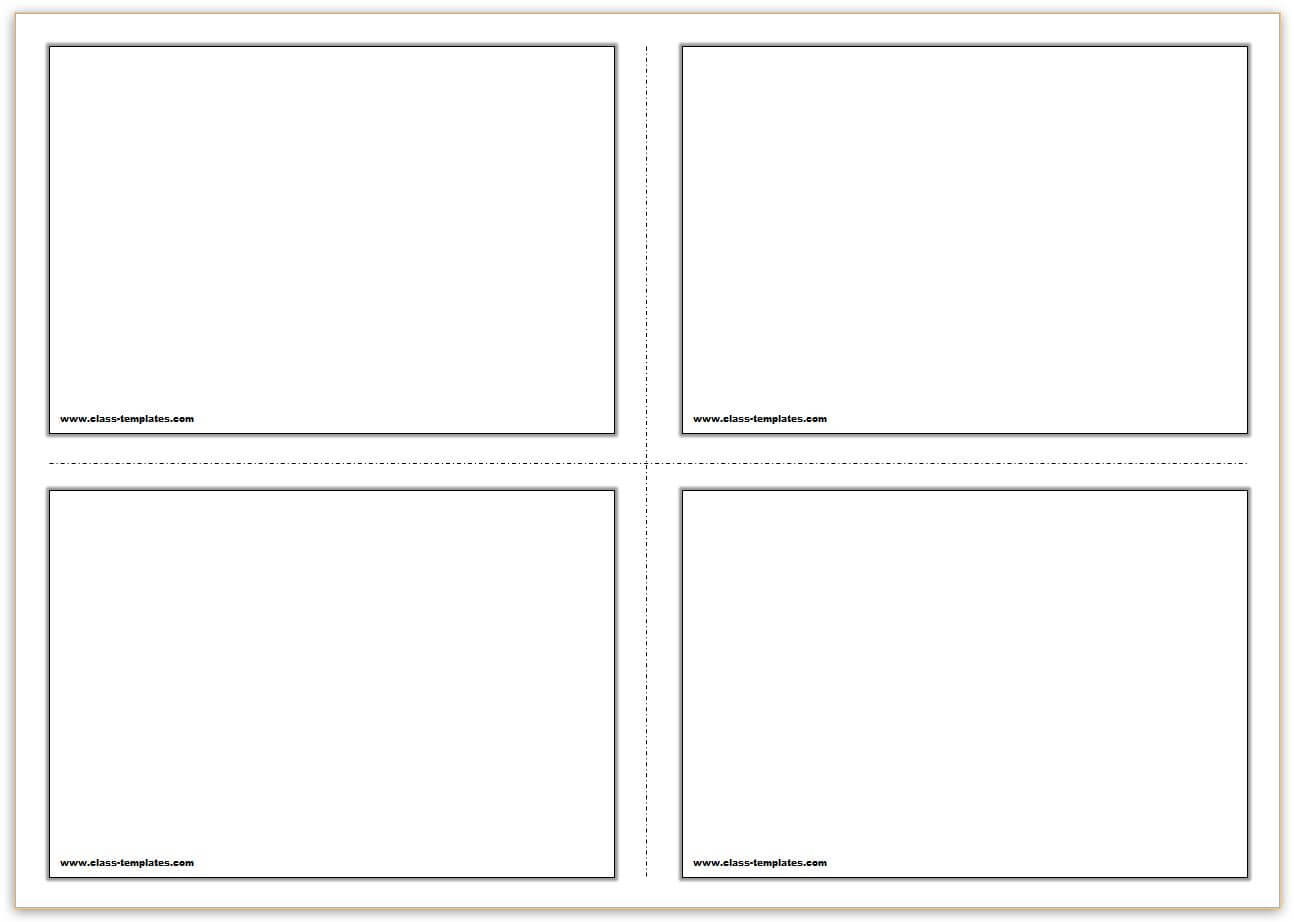 Flash Card Template For Word – Papele.alimentacionsegura Inside In Memory Cards Templates