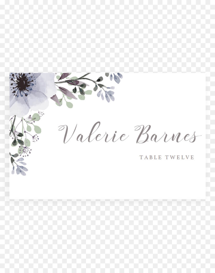 Floral Wedding Invitation Background Png Download – 1200 Within Table Place Card Template Free Download