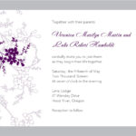 Flower Bouquet Free Wedding Invitation Template. Invitation In Free E Wedding Invitation Card Templates