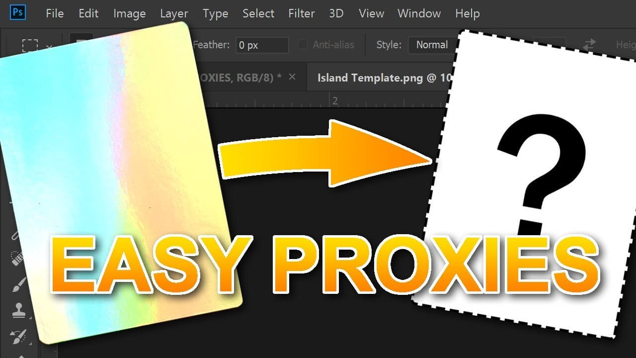 Foil Proxies – Fast Beginner Method For Inkjet! In Mtg Card Printing Template