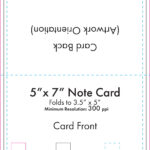 Folded Note Card Template – Papele.alimentacionsegura In Place Card Size Template