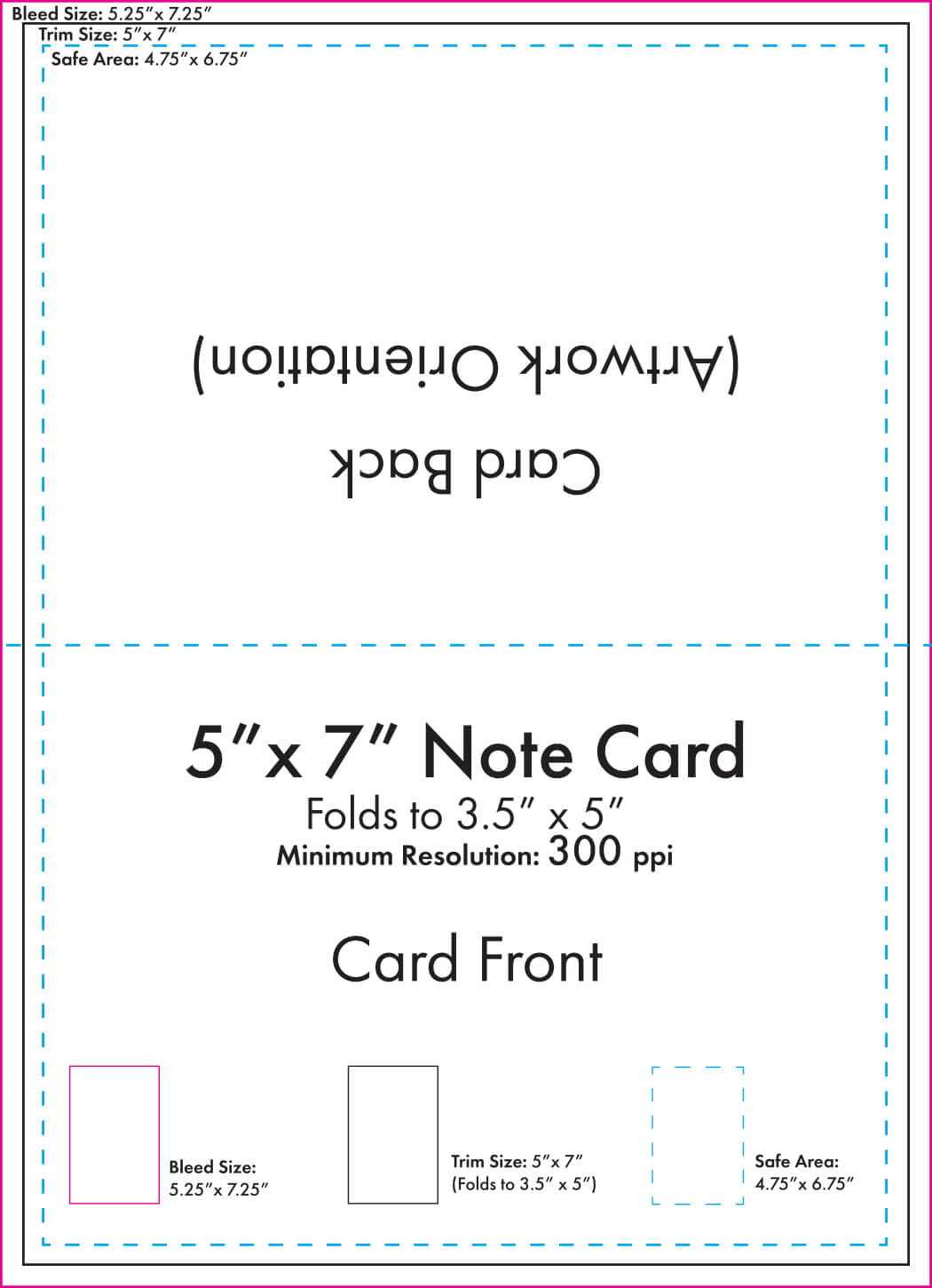 Folded Note Card Template – Papele.alimentacionsegura With Fold Out Card Template