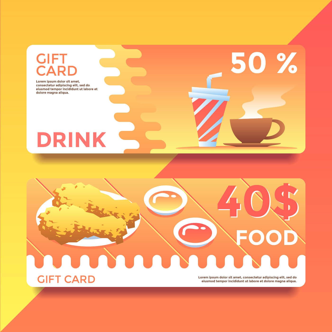 food-and-drink-gift-card-voucher-templates-vector-download-in-movie-gift-certificate-template
