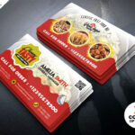 Food Restaurant Business Card Psd Template | Psdfreebies Inside Food Business Cards Templates Free