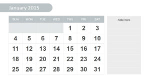 Free 2015 Calendar Template For Powerpoint for Powerpoint Calendar Template 2015