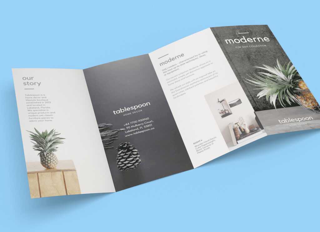 Free 4 Panel Quad Fold Brochure Mockup Psd – Good Mockups Throughout ...