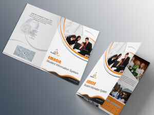 Free Bi-Fold Brochure Psd On Behance for 2 Fold Brochure Template Free