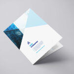 Free Bi Fold Mockup Template (Psd) With Two Fold Brochure Template Psd