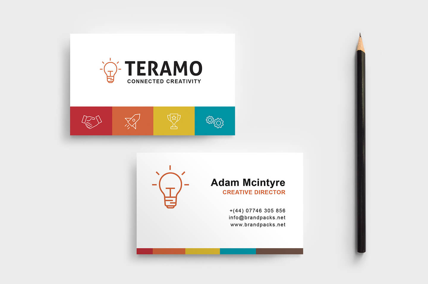 Free Business Card Template In Psd, Ai & Vector – Brandpacks For Photoshop Name Card Template