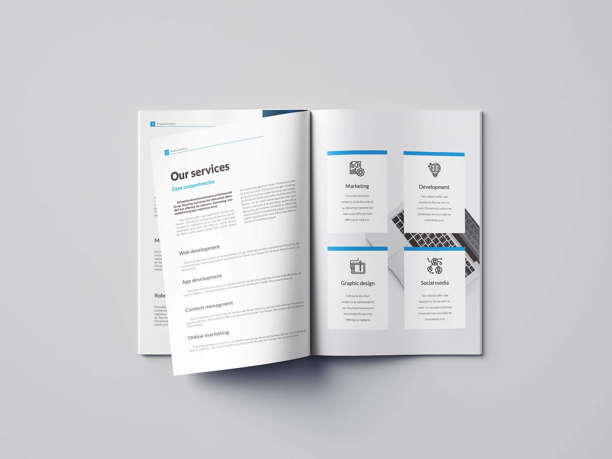 Free Business Proposal Template (Indesign) In Brochure Template Indesign Free Download