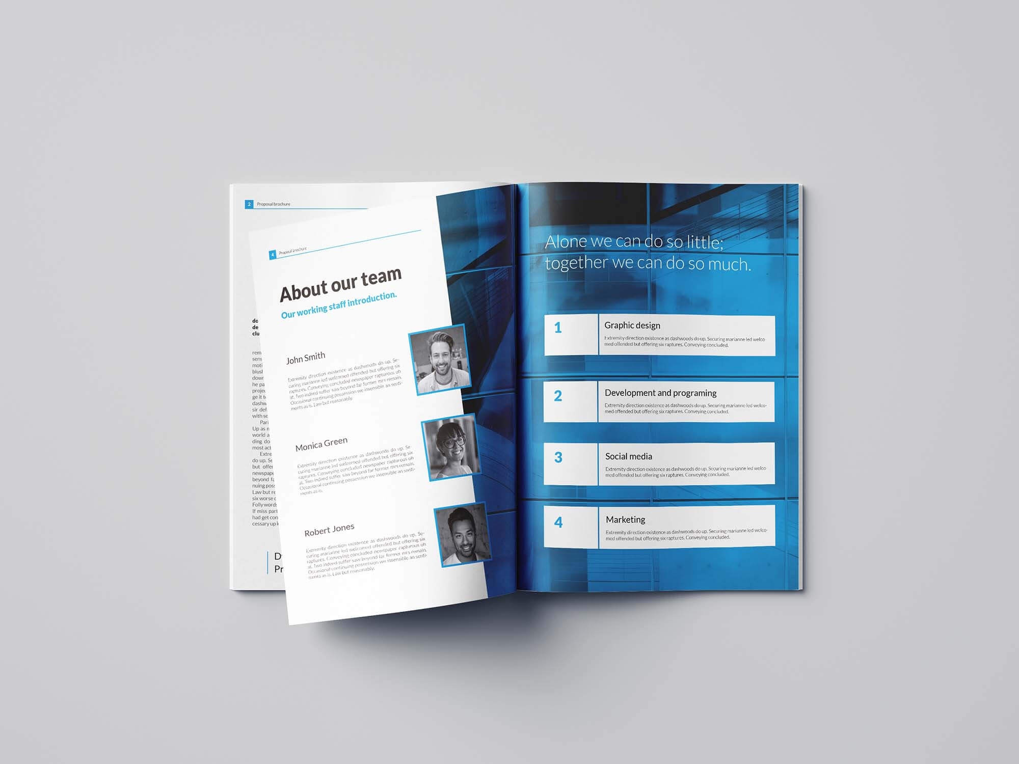Free Business Proposal Template (Indesign) With Brochure Template Indesign Free Download