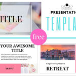 Free Canva Presentation Template Modern | Cascade Avenue In Webinar Powerpoint Templates