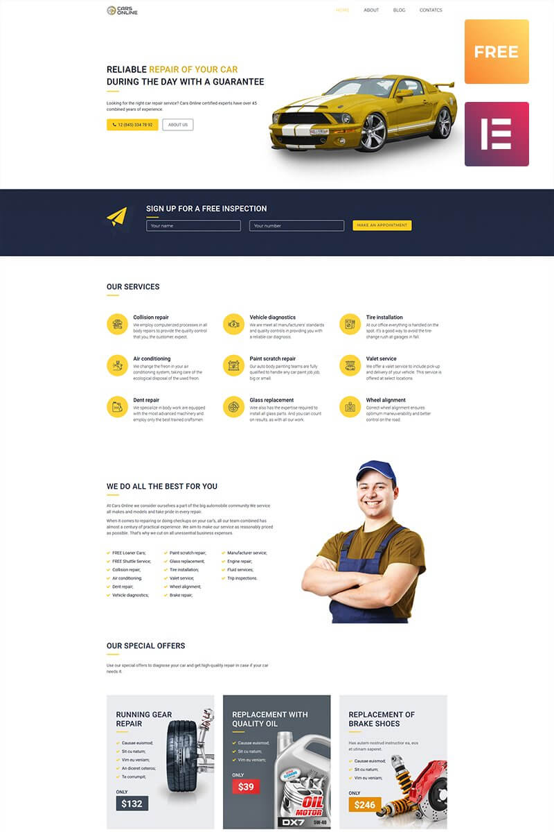 Free Car WordPress Theme WordPress Theme Intended For Automotive Gift Certificate Template