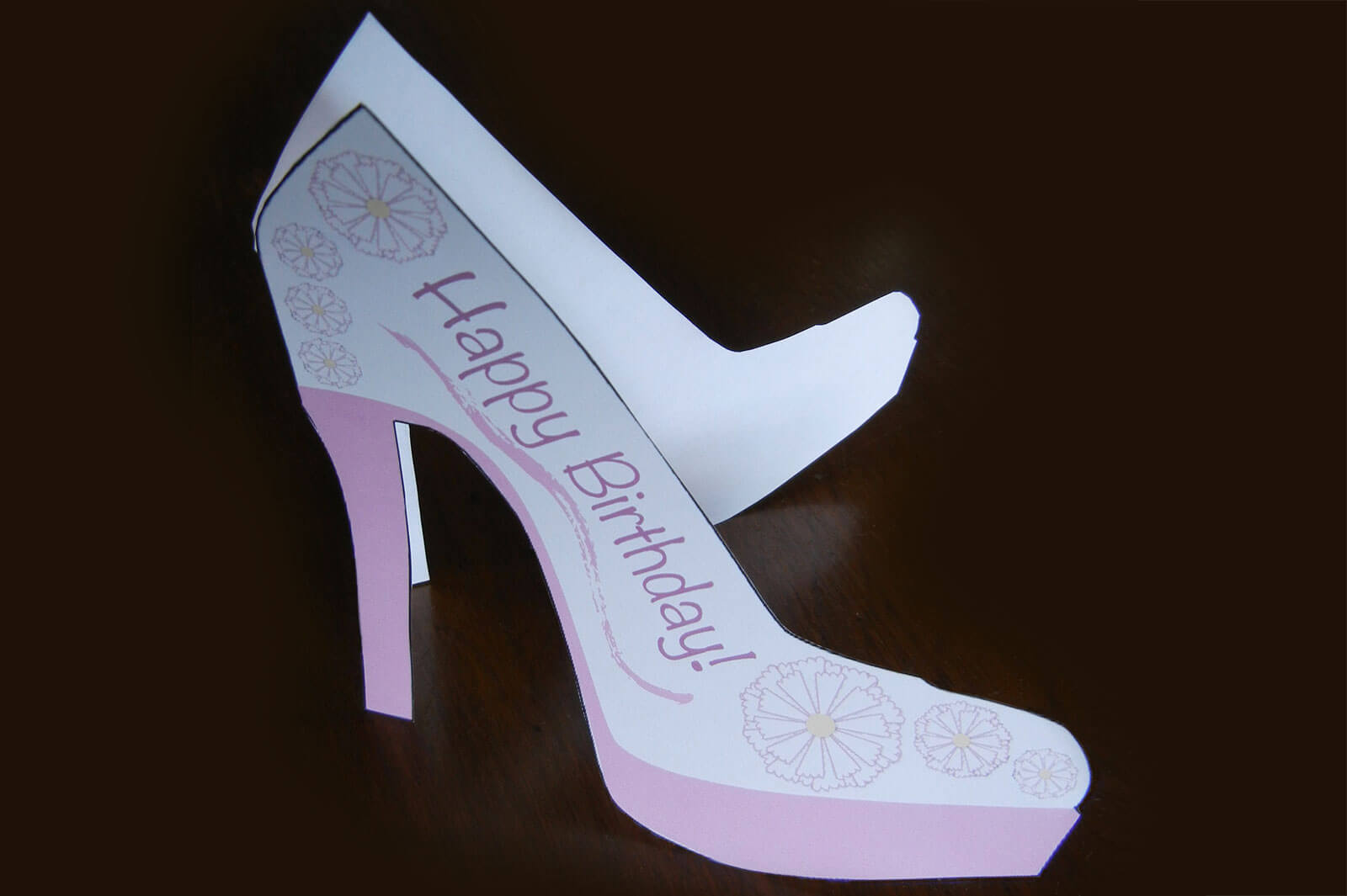 Free Card Making Templates | Lovetoknow Intended For High Heel Shoe Template For Card