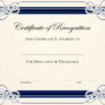 Free Certificate Templates For Word Pertaining To Microsoft Word Award Certificate Template