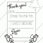 Free Christmas Card Coloring Pages Free, Download Free Clip Inside Christmas Thank You Card Templates Free
