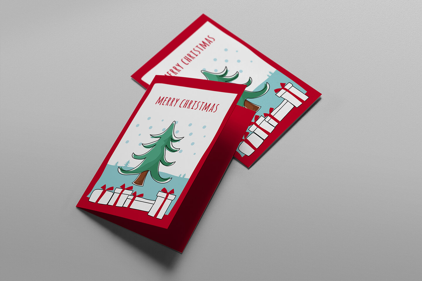 Free Christmas Card Templates For Photoshop & Illustrator Regarding Free Christmas Card Templates For Photoshop