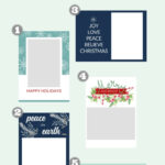 Free Christmas Card Templates – The Crazy Craft Lady Pertaining To Template For Cards To Print Free
