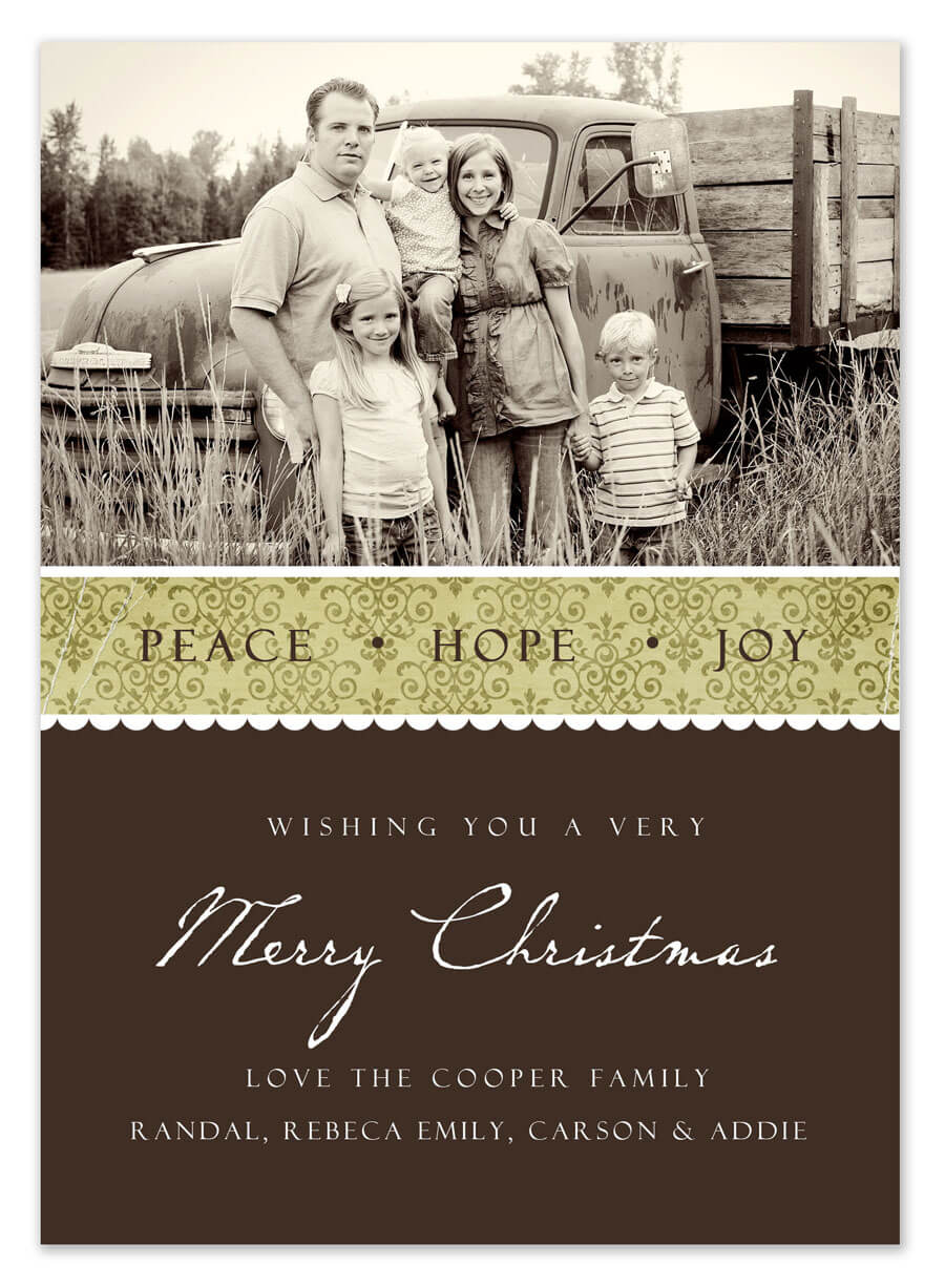 Free Christmas Card Templates Within Free Christmas Card Templates For Photographers