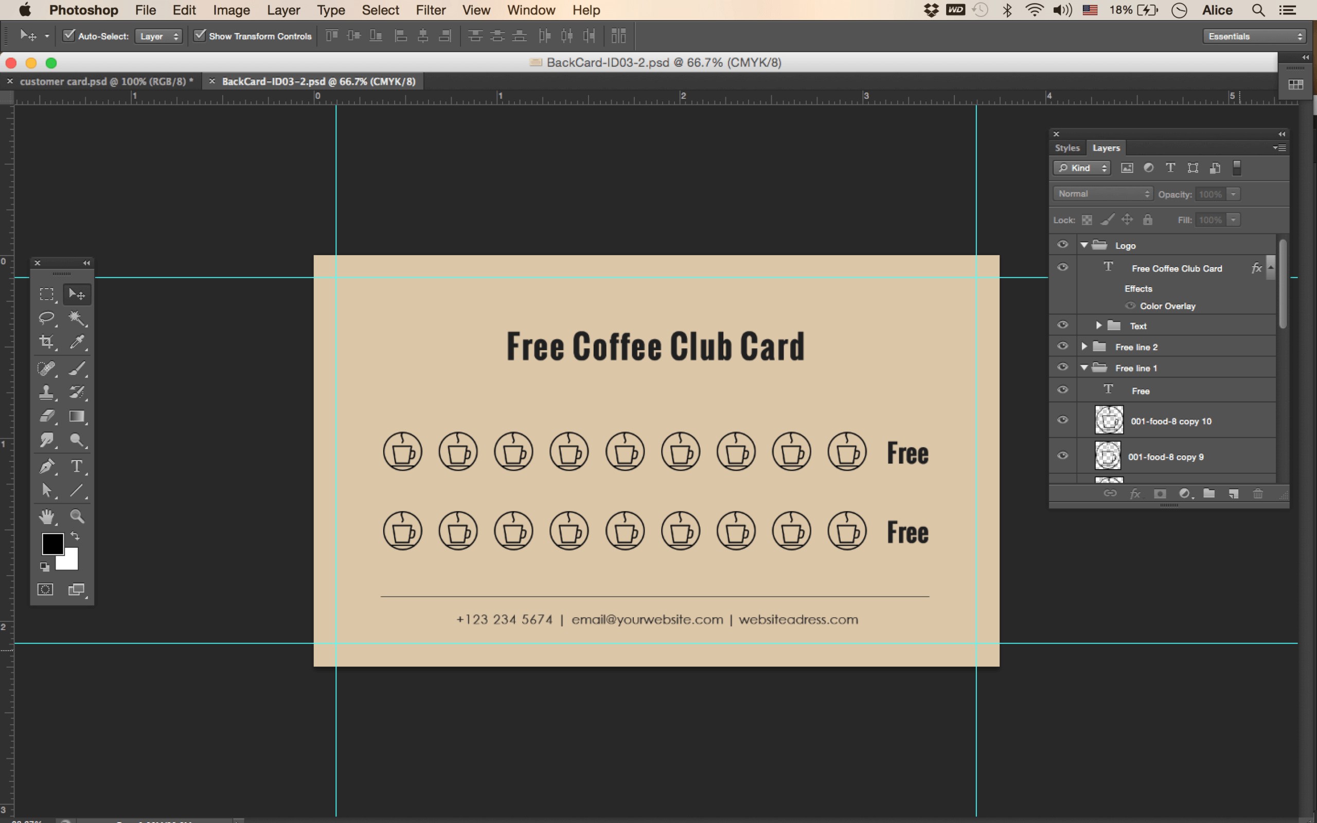 Free Coffee Club Card – Id03 Intended For Customer Loyalty Card Template Free