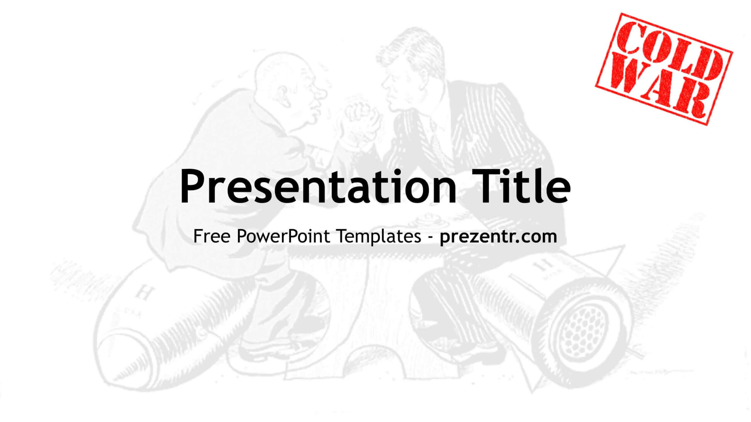 Free Cold War Powerpoint Template - Prezentr Ppt Templates Within Powerpoint Templates War