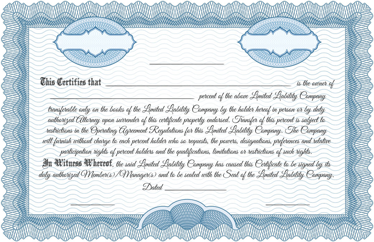 Free Corporation And Llc Forms | Incparadise Intended For Llc Membership Certificate Template