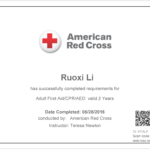 Free Cpr Certification Card First Aid Course Certificate For Cpr Card Template