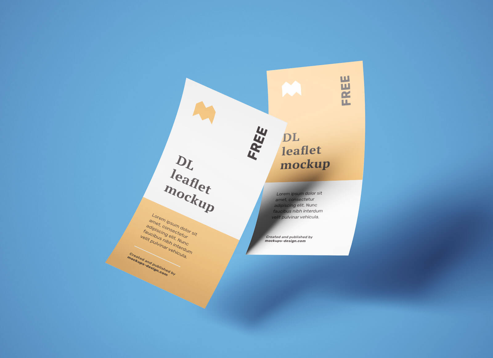 Free Dl One Page Leaflet / Flyer Mockup Psd Set – Good Mockups Inside Single Page Brochure Templates Psd