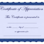 Free Download Certificate Of Appreciation – Barati.ald2014 For Free Certificate Of Appreciation Template Downloads