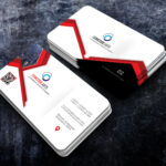 Free Download Professional And Creative Red Business Cards Inside Professional Business Card Templates Free Download