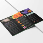 Free Download Psd Flower Shop Brochure Templates | Free Psd Intended For Pop Up Brochure Template