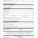 Free Emergency Contact Form Template For Employees Unique Pertaining To Emergency Contact Card Template